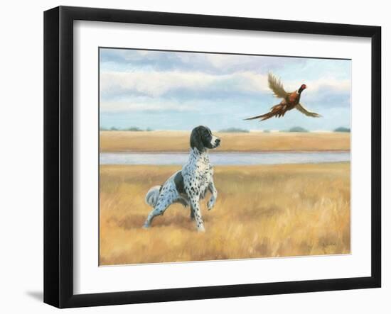 On Point by the River-James Wiens-Framed Art Print