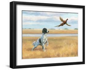 On Point by the River-James Wiens-Framed Art Print