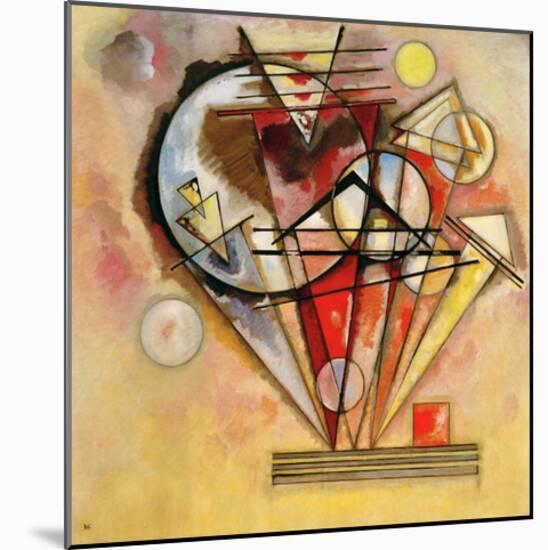 On Points, 1928-Wassily Kandinsky-Mounted Giclee Print