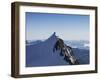 On Punta Gnifetti at 4554 M, Margherita Hut, Monte Rosa, Italian Alps, Piedmont, Italy, Europe-Angelo Cavalli-Framed Photographic Print