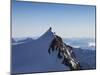 On Punta Gnifetti at 4554 M, Margherita Hut, Monte Rosa, Italian Alps, Piedmont, Italy, Europe-Angelo Cavalli-Mounted Photographic Print