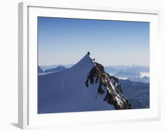 On Punta Gnifetti at 4554 M, Margherita Hut, Monte Rosa, Italian Alps, Piedmont, Italy, Europe-Angelo Cavalli-Framed Photographic Print