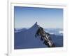 On Punta Gnifetti at 4554 M, Margherita Hut, Monte Rosa, Italian Alps, Piedmont, Italy, Europe-Angelo Cavalli-Framed Photographic Print