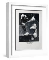 On Reading and Writing (White), Thus Spoke Zarathustra, 2023 (Woodcut and Silkscreen)-Guilherme Pontes-Framed Giclee Print