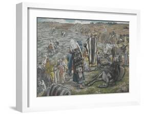 On Return from Jerusalem it Is Noticed That Jesus Is Lost from 'The Life of Our Lord Jesus Christ'-James Jacques Joseph Tissot-Framed Giclee Print