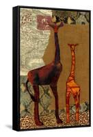 On Safari I-Janet Tava-Framed Stretched Canvas