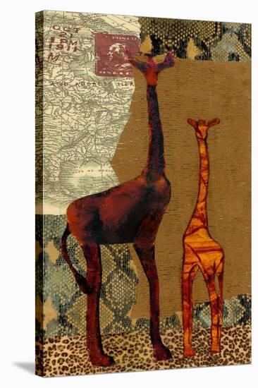 On Safari I-Janet Tava-Stretched Canvas