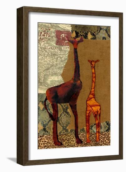 On Safari I-Janet Tava-Framed Art Print