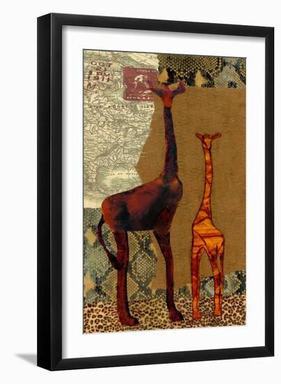 On Safari I-Janet Tava-Framed Art Print