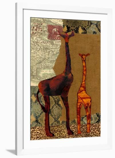 On Safari I-Janet Tava-Framed Art Print