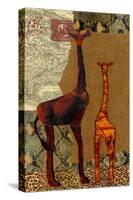 On Safari I-Janet Tava-Stretched Canvas