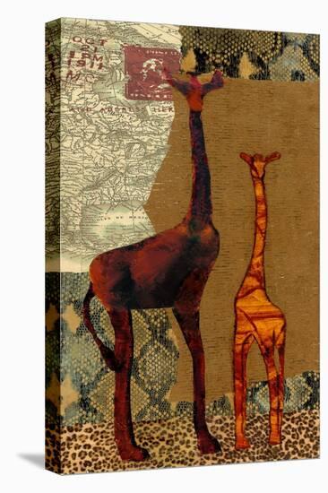 On Safari I-Janet Tava-Stretched Canvas