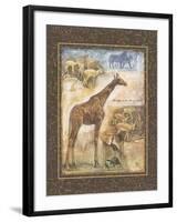 On Safari II-Tina Chaden-Framed Art Print