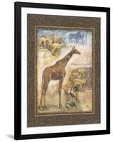 On Safari II-Tina Chaden-Framed Art Print