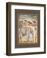 On Safari, no. 3-Tina Chaden-Framed Art Print