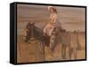 On Scheveningen Beach-Isaac Israels-Framed Stretched Canvas