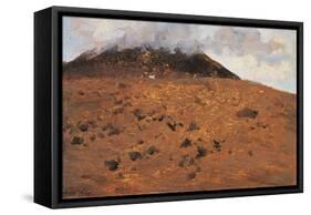 On Slopes of Vesuvius, 1871-Giuseppe De Nittis-Framed Stretched Canvas