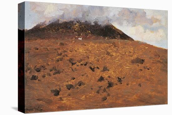 On Slopes of Vesuvius, 1871-Giuseppe De Nittis-Stretched Canvas