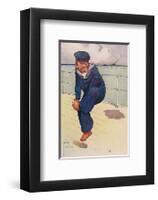 On Starboard Tack-Lawson Wood-Framed Premium Giclee Print