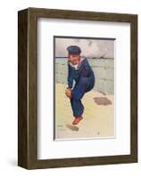 On Starboard Tack-Lawson Wood-Framed Premium Giclee Print