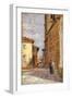 On Street in Volterra-Francesco Gioli-Framed Giclee Print