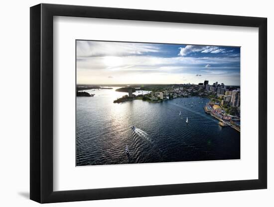 On Sydney Harbour Bridge, Australia-Rasmus Kaessmann-Framed Photographic Print