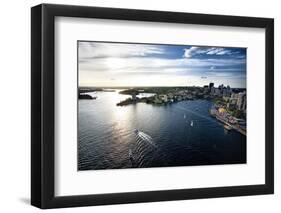 On Sydney Harbour Bridge, Australia-Rasmus Kaessmann-Framed Photographic Print