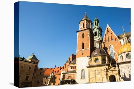 On Territory of Royal Palace in Wawel in Krakow, Poland.-De Visu-Stretched Canvas