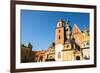 On Territory of Royal Palace in Wawel in Krakow, Poland.-De Visu-Framed Photographic Print