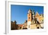 On Territory of Royal Palace in Wawel in Krakow, Poland.-De Visu-Framed Photographic Print