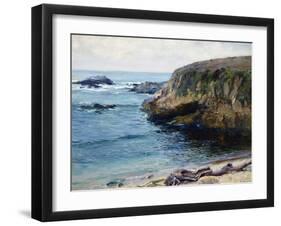 On the 17 Mile Drive-Guy Rose-Framed Art Print