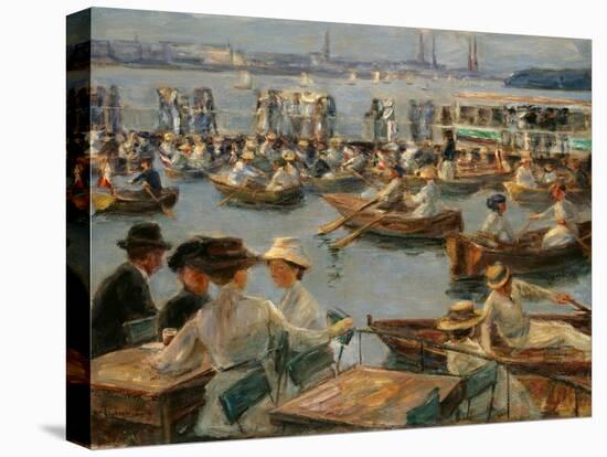 On the Alster in Hamburg, 1910-Max Liebermann-Stretched Canvas