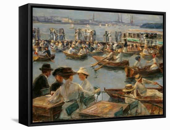 On the Alster in Hamburg, 1910-Max Liebermann-Framed Stretched Canvas