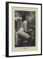 On the Armchair-null-Framed Art Print