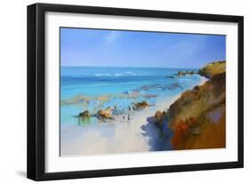 On the Back Beach, Sorrento-Craig Trewin Penny-Framed Art Print