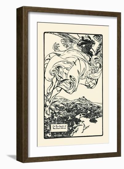 On the Back of the East Wind-H.m. Brock-Framed Art Print