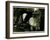 On the Bainsizza, the Barber in the Battery-null-Framed Photographic Print