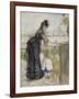 On the Balcony, 1871-72-Berthe Morisot-Framed Giclee Print