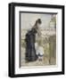 On the Balcony, 1871-72-Berthe Morisot-Framed Premium Giclee Print