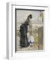 On the Balcony, 1871-72-Berthe Morisot-Framed Premium Giclee Print