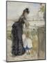 On the Balcony, 1871-72-Berthe Morisot-Mounted Premium Giclee Print