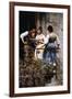 On the Balcony, 1889-Eugen Von Blaas-Framed Giclee Print