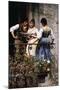 On the Balcony, 1889-Eugen Von Blaas-Mounted Giclee Print