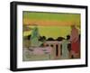 On the Balcony at Silencio, or Marthe and Marie in Silence, C. 1917-Maurice Denis-Framed Giclee Print