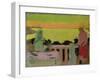 On the Balcony at Silencio, or Marthe and Marie in Silence, C. 1917-Maurice Denis-Framed Giclee Print