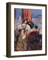 'On the Balcony, Venice', c1826-Richard Parkes Bonington-Framed Giclee Print