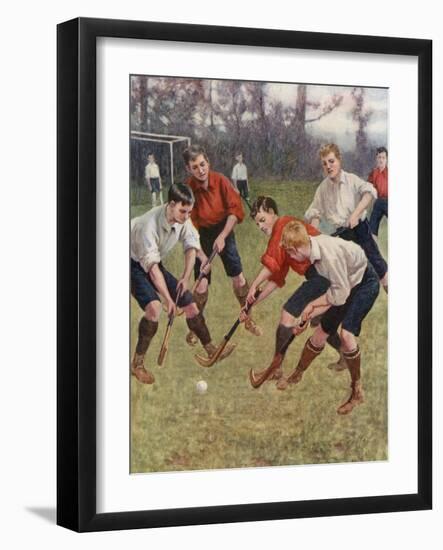 On the Ball!-English School-Framed Giclee Print