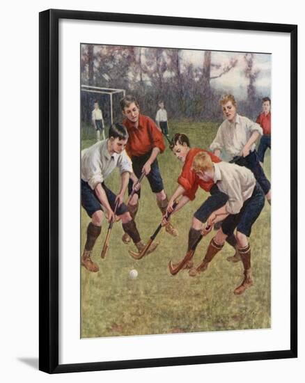 On the Ball!-English School-Framed Giclee Print