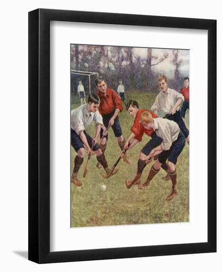 On the Ball!-English School-Framed Premium Giclee Print