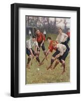 On the Ball!-English School-Framed Giclee Print